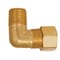 Everflow 3/8 O.D. COMP x 1/4 MIP Reducing 90 Degree Elbow Pipe Fitting, Lead Free Brass C69R-3814-NL - alternate 4